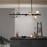 Glass Globe Light Pendant for Simple Dining Room